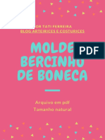 E-Book Berço de Boneca