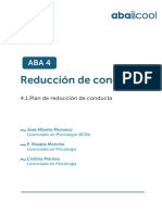 4.1 Plan Reduccion Conducta