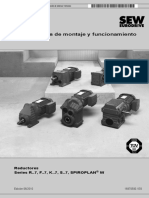 Instrucciones de Montaje y Funcionamiento: Reductores Series R..7, F..7, K..7, S..7, SPIROPLAN W