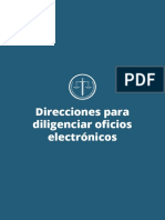 Direcciones para Diligenciar Oficios