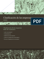 Clasificacion de Las Empresas