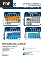 Calendario Escolar Licenciatura Bloque A