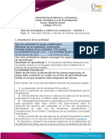 Guía de Actividades y Rúbrica de Evaluación - Fase 2 Actividad Matrices y Solución de Sistemas de Ecuaciones