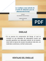 Presentación - Preparar Ensilajes Como Método de Conservación de Alimentos para La Alimentación Bovina