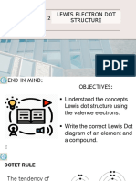 Lesson 2 Lewis Electron Dot Structure