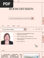 Room Division Reporting