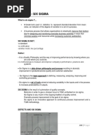 Lesson 9 - Six Sigma