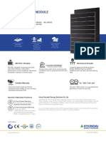 Hyundai HiE S395 415 Modulo Fotovoltaico Scheda