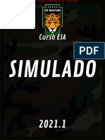 1º Simulado ESA 2021