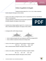 TP Construção de Triângulos. Critérios de Igualdade de Triângulos