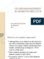 Approach To Diabetes Mellitus in Young