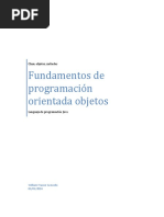 Fundamentos de Programaciòn Orientada A Objetos Lectura 1