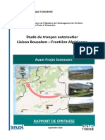 Rapport Synthese APS15 Sep 2016 Definitif Autoroute Bousalem Algerie