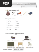 Teste 1 3º Ano