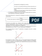 Descomposición Rectangular de Vectores