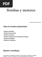 Bombas y Motores