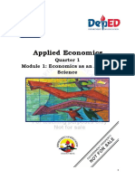 Applied Economics Module 1 Q1