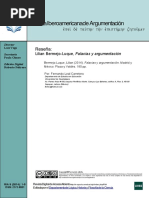 Revista Iberoamericana de Argumentación: Reseña