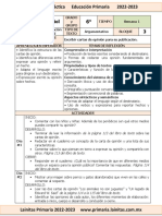 Marzo - 6to Grado Español (2022-2023)