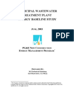 Waste Water Treatment Plant Energy Baseline Study