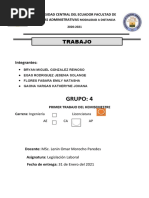 Legislacion Primer Trabajo Grupal