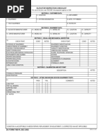 Elevator Inspection Checklist: Section A - Customer Data