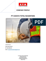 Company Profil - PT Cahaya Total Nusantara