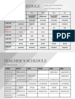 Class Schedule