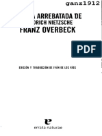 OVERBECK, FRANZ - La Vida Arrebatada de Friedrich Nietzsche (OCR) (Por Ganz1912)