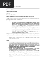 Análisis de Texto La Ley de La Vida.