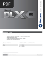 Manual de Usuario DLX 110