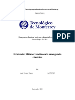 Evidencia - Mi Intervención en La Emergencia Climática