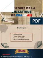 11 Histoire de La Didactique Du Français - Final Version