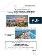 Centros Turísticos Tradicionales o Espontáneos y Centros Turísticos Integralmente Planificados