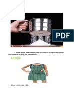 Flour Sifter: Apron