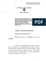 Radicado: 05001 60 00206 2017 11257 Procesados: Sebastián Ríos Agudelo y Otro Delito: Homicidio Agravado (Tentativa)