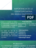 Importancia de La Odontopediatria. Tema1