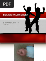 Behavioral Disorder by Dr. Mohammed Alneami