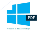 Windows 10 Installation Steps