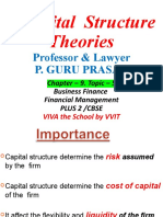 Capital Structure Theories Viva