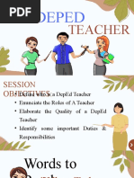 The DEPED Teacher Presentation