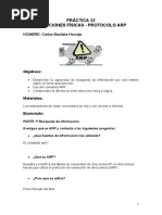 P22 Direcciones Fisicas Protocolo ARP