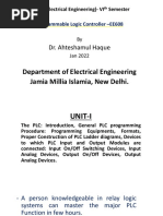 Lecture Notes PLC Unit-I