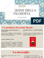 L Origine Della Filosofia