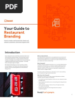 Toast Restaurant Branding Guide