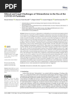 2021 - Ethical and Legal Challenges of Telemedicine in The Era of The COVID-19 Pandemic