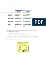 The Passive Voice (One and Two Complements)