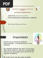 Separata #02 Emprendedor, Empresario y Empresa