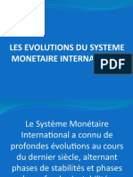 Les Evolutions Du Systeme Monetaire International