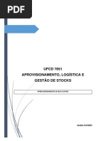 Texto de Apoio - Aprovisionamento & Seus Custos